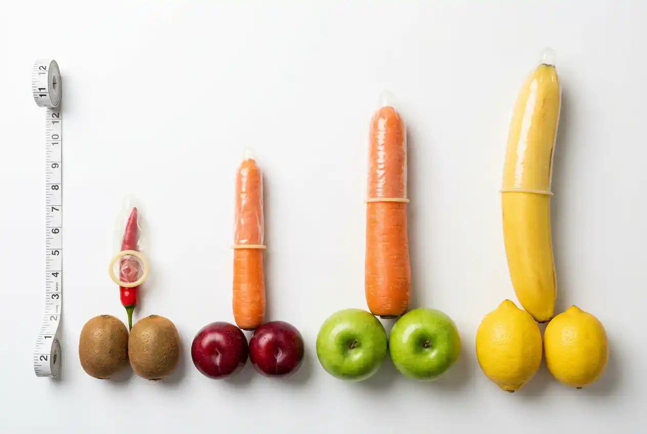 Measuring tape with produce comparison