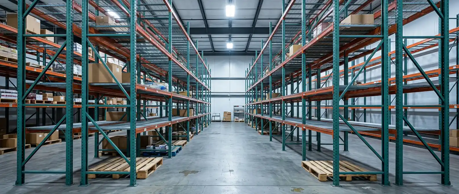 Warehouse shelving