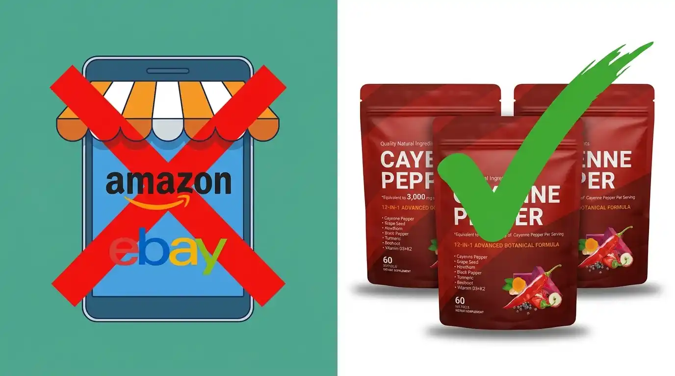 Amazon/eBay vs Erbora comparison